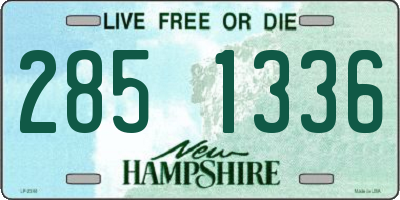 NH license plate 2851336