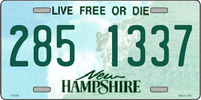 NH license plate 2851337