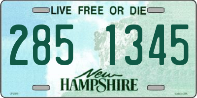 NH license plate 2851345