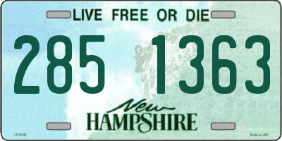 NH license plate 2851363