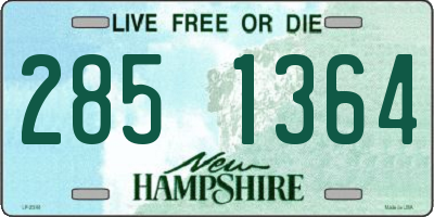 NH license plate 2851364