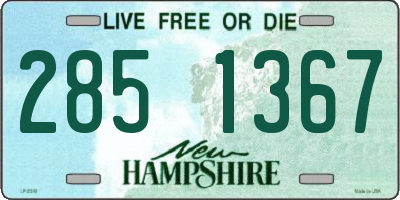 NH license plate 2851367