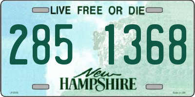 NH license plate 2851368