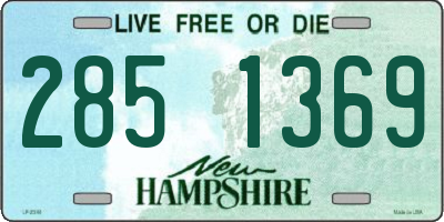 NH license plate 2851369