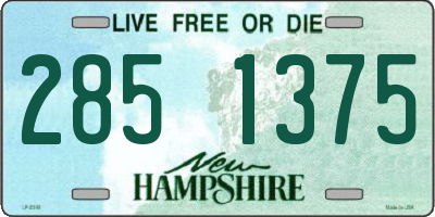 NH license plate 2851375