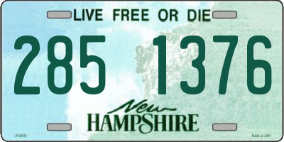 NH license plate 2851376