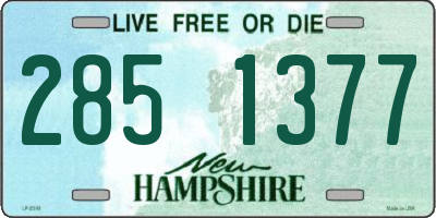 NH license plate 2851377
