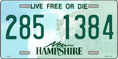 NH license plate 2851384