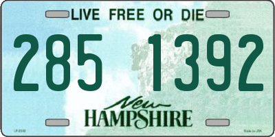 NH license plate 2851392