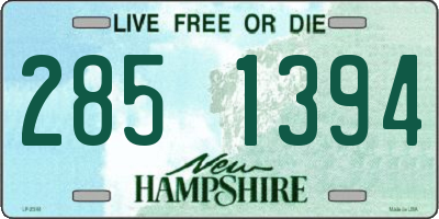NH license plate 2851394