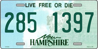 NH license plate 2851397
