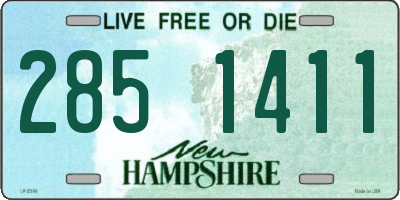 NH license plate 2851411