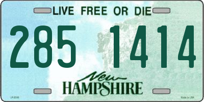 NH license plate 2851414