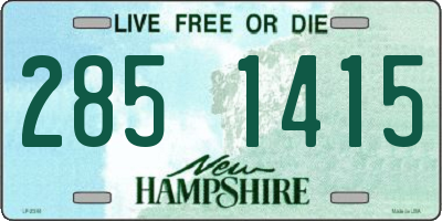 NH license plate 2851415