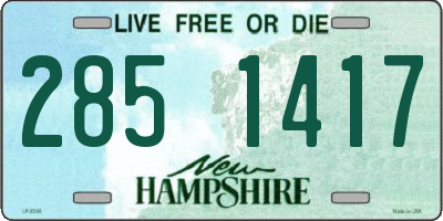 NH license plate 2851417