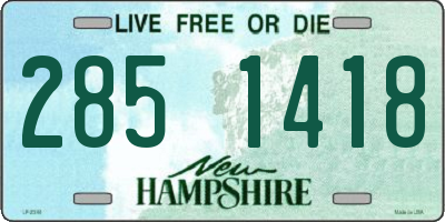 NH license plate 2851418