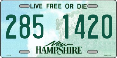 NH license plate 2851420