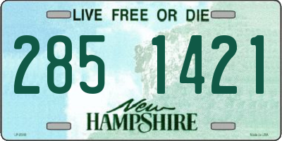 NH license plate 2851421