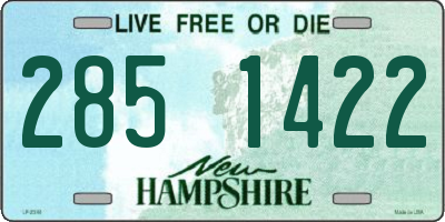 NH license plate 2851422