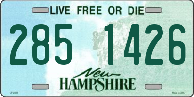 NH license plate 2851426