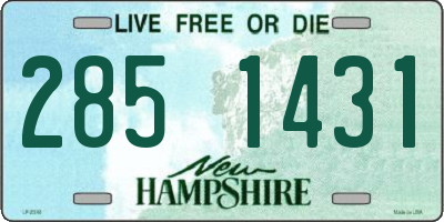 NH license plate 2851431