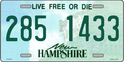 NH license plate 2851433