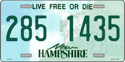 NH license plate 2851435