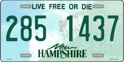 NH license plate 2851437