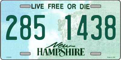 NH license plate 2851438