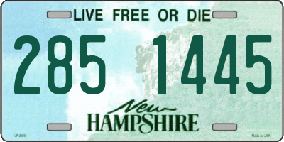 NH license plate 2851445
