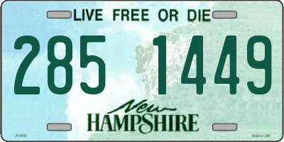 NH license plate 2851449