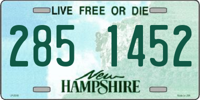 NH license plate 2851452