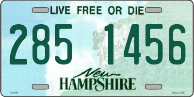 NH license plate 2851456