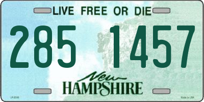 NH license plate 2851457