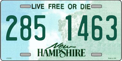 NH license plate 2851463