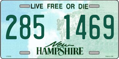 NH license plate 2851469