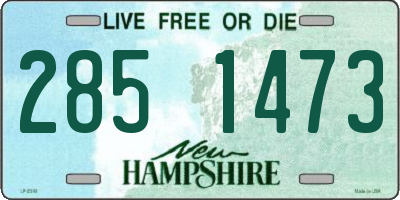 NH license plate 2851473