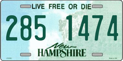 NH license plate 2851474