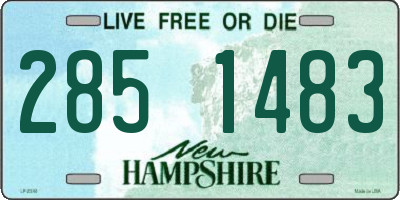 NH license plate 2851483
