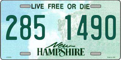 NH license plate 2851490