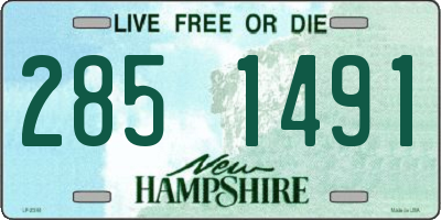NH license plate 2851491