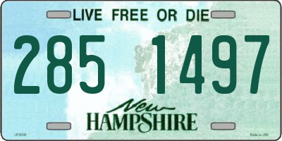 NH license plate 2851497