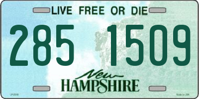 NH license plate 2851509