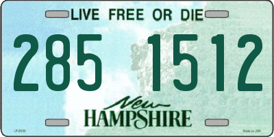 NH license plate 2851512