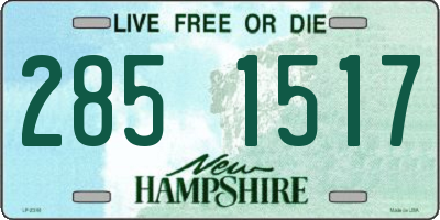 NH license plate 2851517