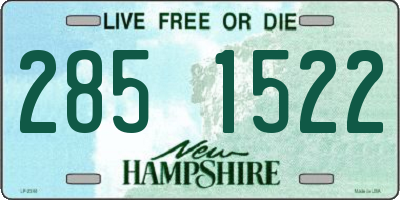NH license plate 2851522
