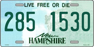 NH license plate 2851530