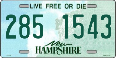 NH license plate 2851543