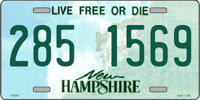 NH license plate 2851569