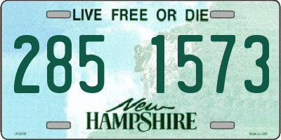 NH license plate 2851573